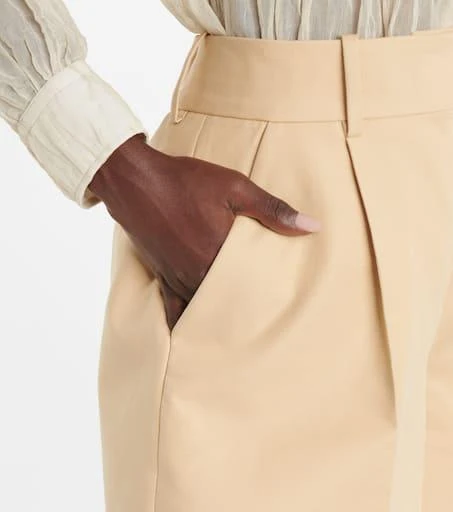 Khaite Maarte high-rise cotton shorts 4