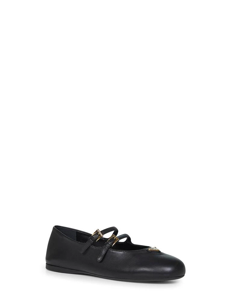 PRADA CALZATURE PRADA CALZATURE | Black nappa leather ballet flats | Women | 36 2