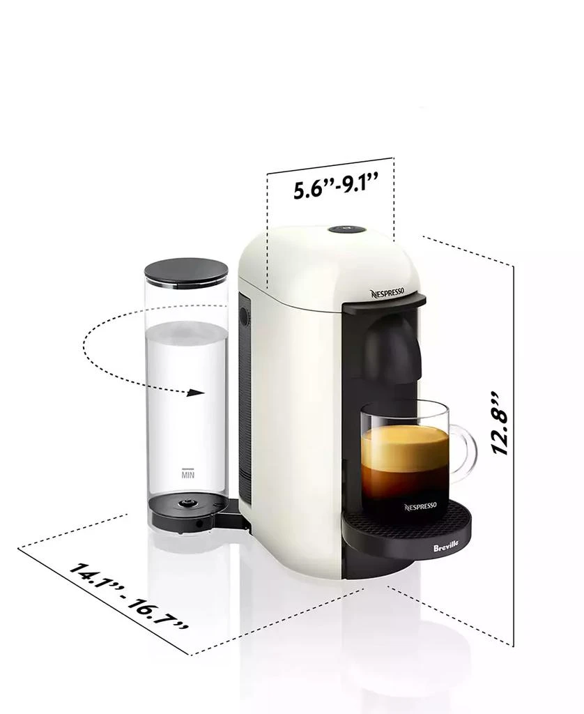 Nespresso by Breville VertuoPlus Coffee & Espresso Machine with Aeroccino3 6