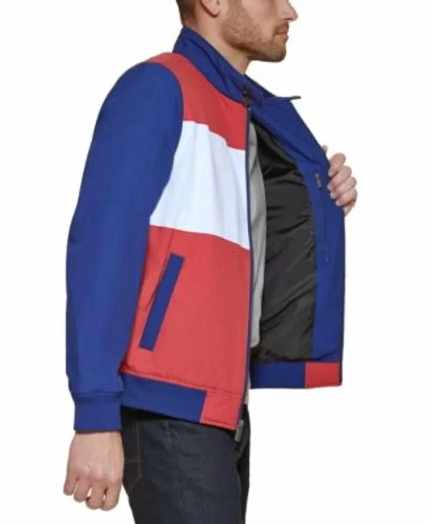 Club Room Men's Bomber Jacket In Red, Blue, White 2