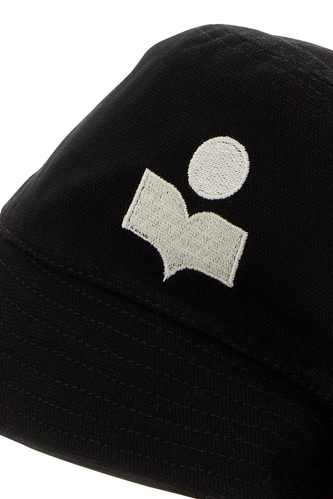 Isabel Marant Black cotton Haley bucket hat 3
