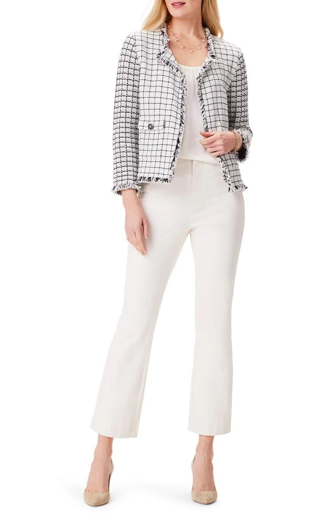 NIC+ZOE Grid Fringe Mix Jacket 5