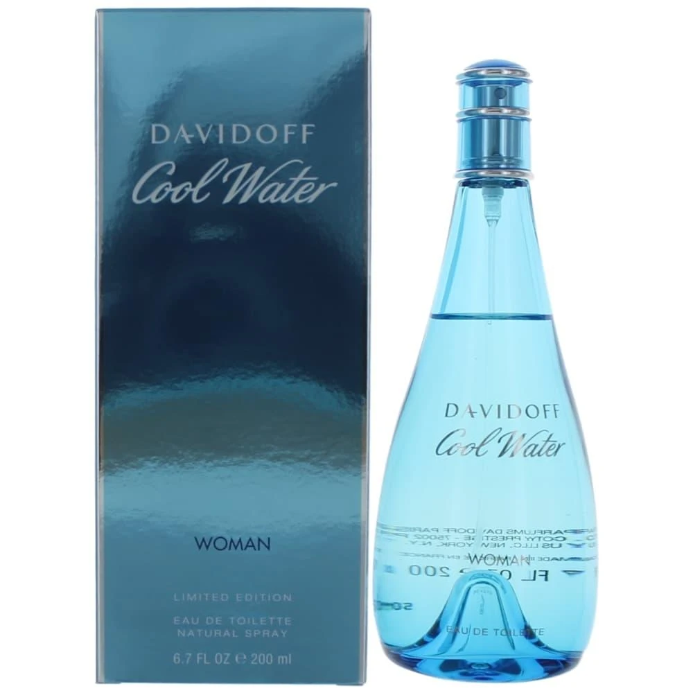 Davidoff Cool Water by , 6.7 oz Eau De Toilette Spray for Women 1