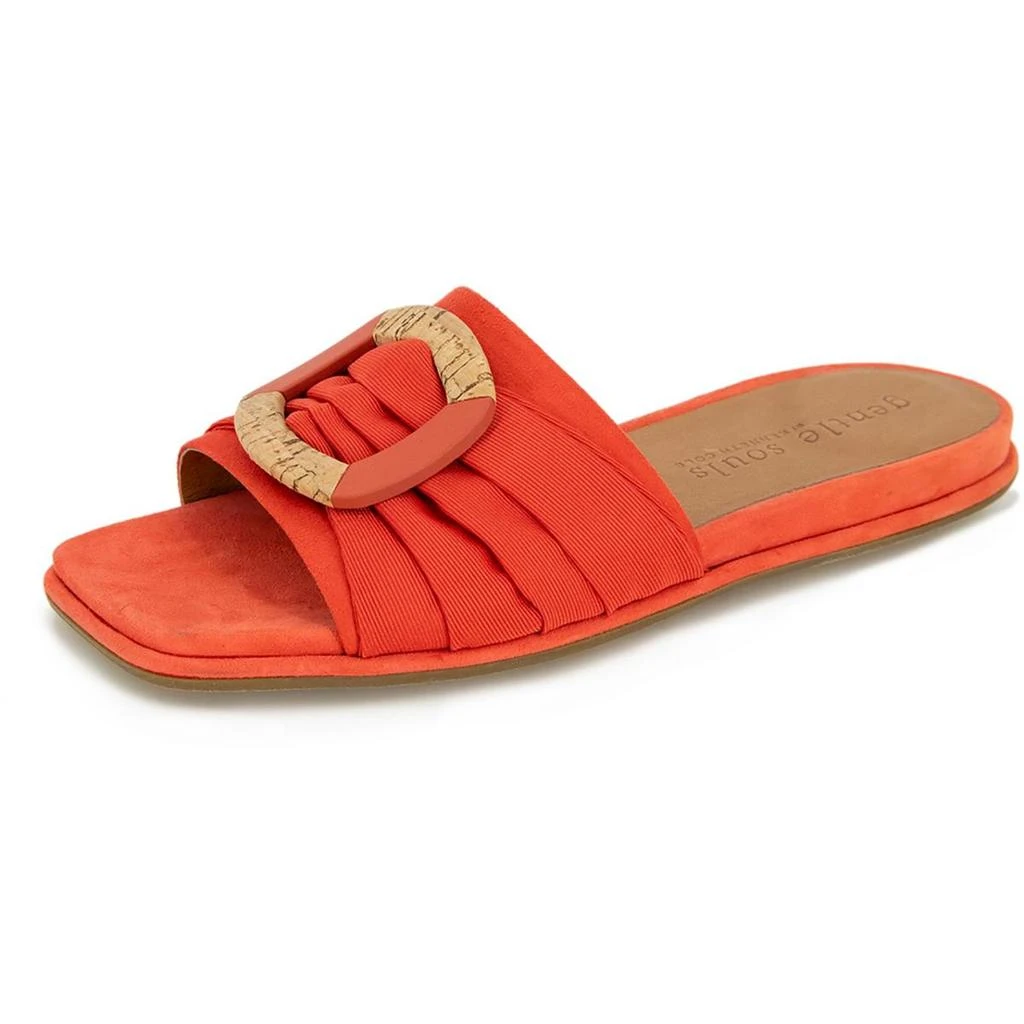 Gentle Souls Rhea Womens Cushioned Footbed Slip On Slide Sandals 3