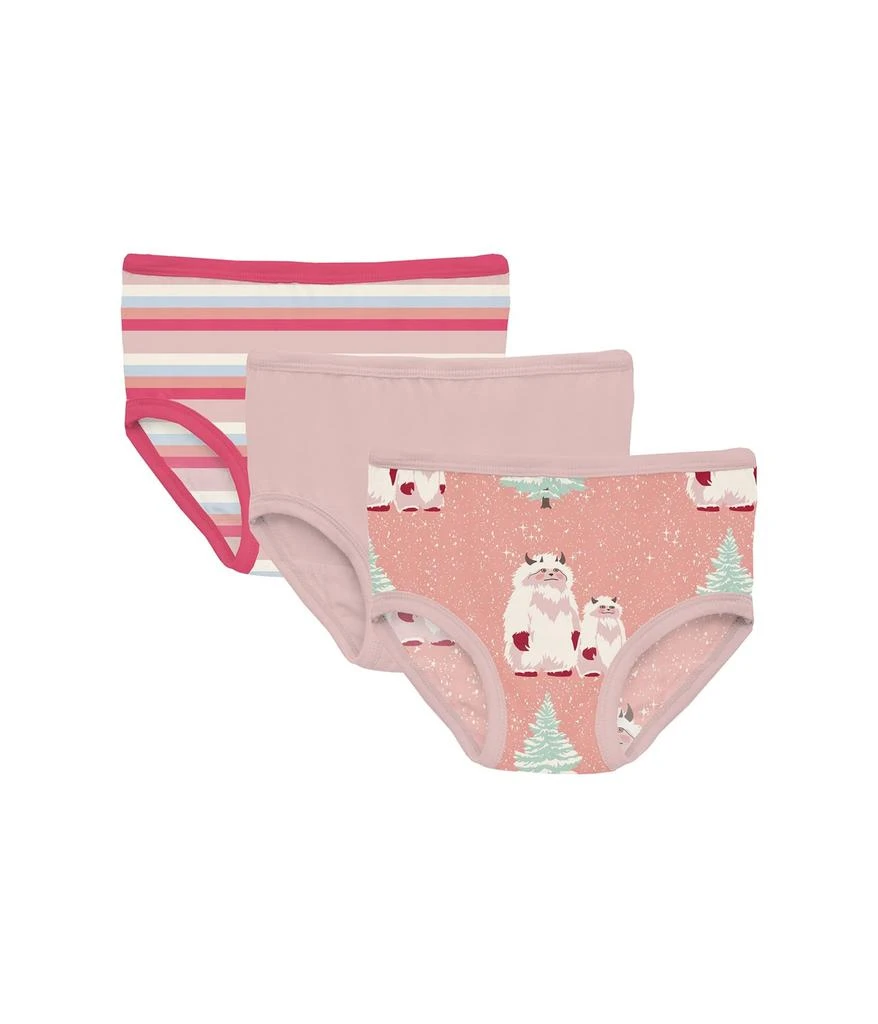 KicKee Pants Print Girl
s Underwear Set of 3 (Little Kid/Big Kid) 1