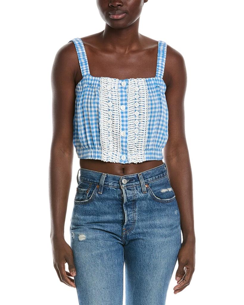 Roller Rabbit Gingham Miley Top
