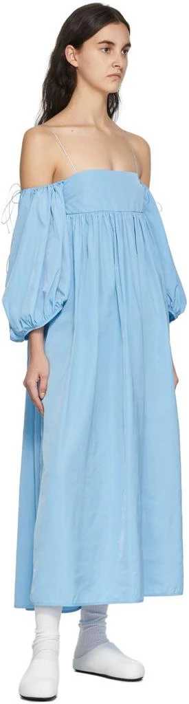 CECILIE BAHNSEN Blue Holly Mid-Length Dress 4