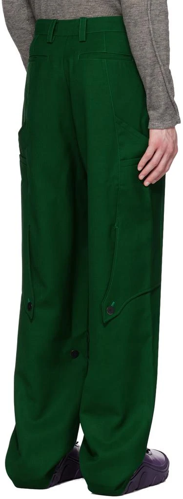 Kiko Kostadinov Green Megara Trousers 3
