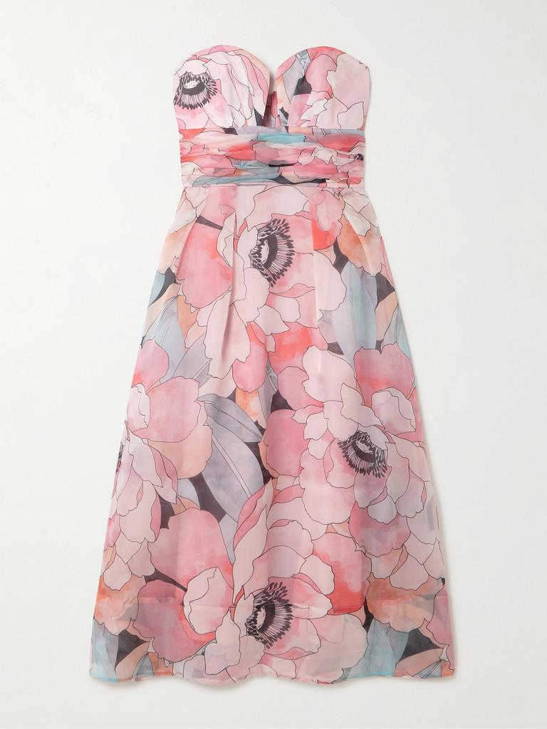新作【Rebecca Vallance】Estella embellished crepe minidress REBECCA VALLANCE Estella strapless crystal-embellished crepe