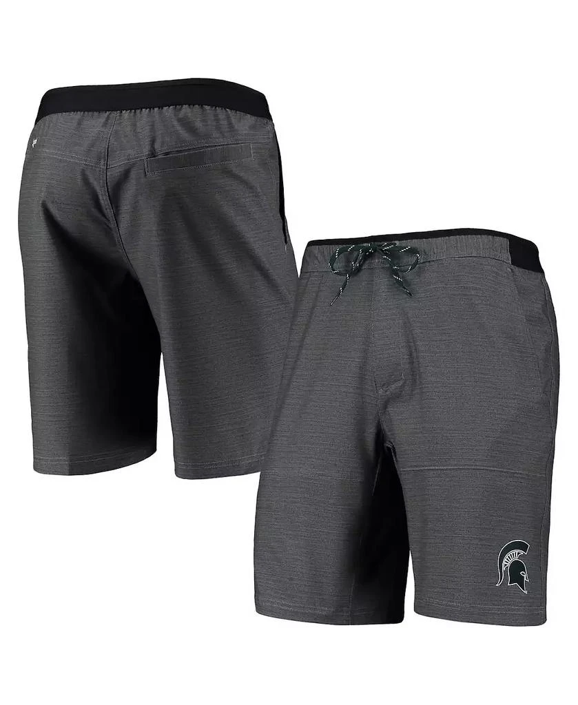 Columbia Men's Gray Michigan State Spartans Twisted Creek Omni-Shield Shorts 1