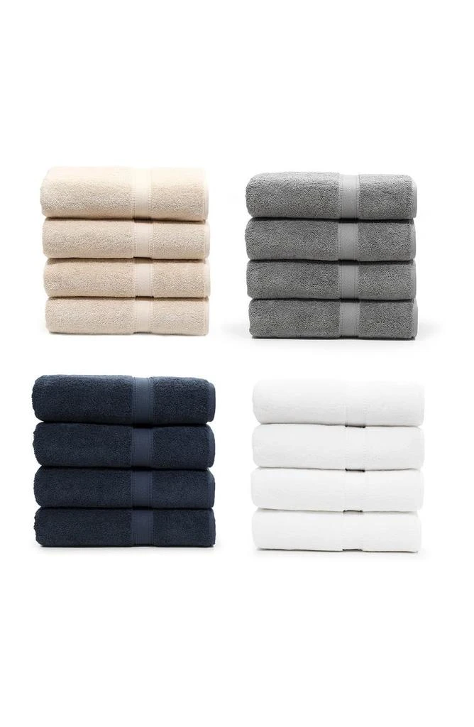 Linum Home Textiles Sinemis Terry 4-Piece Bath Towel Set - White 3