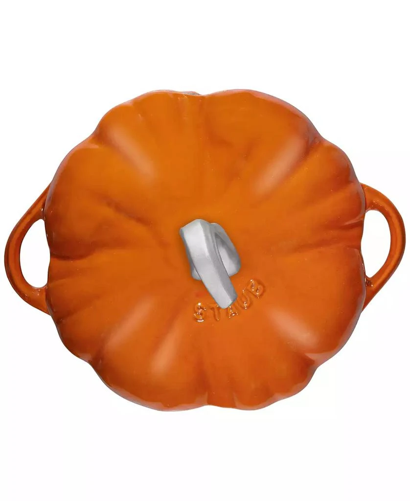 Staub Enameled Cast Iron 3.5-Qt Pumpkin Dutch Oven 11
