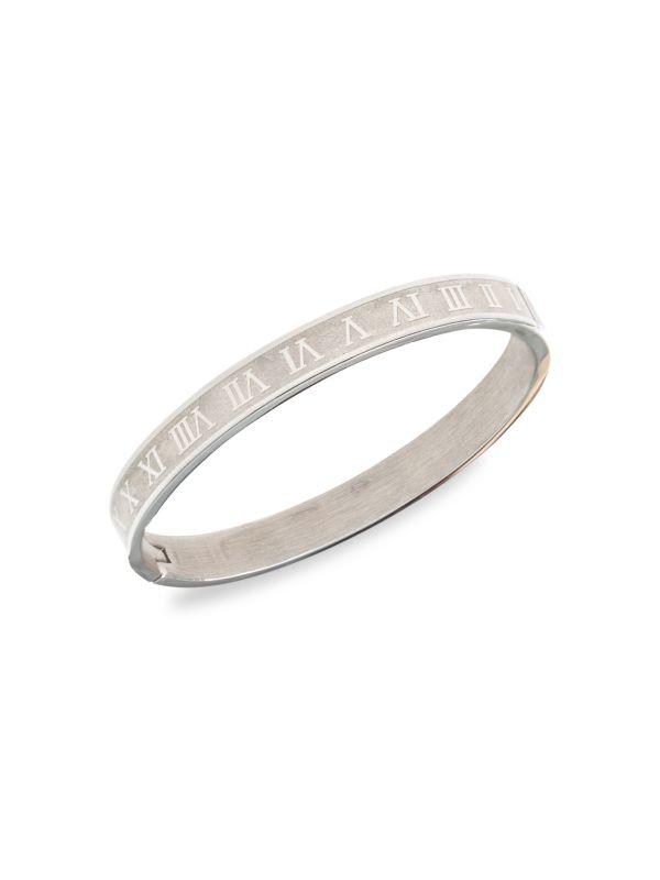 Jean Claude Dell Arte Stainless Steel Roman Bracelet