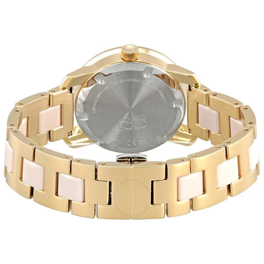 Movado Open Box - Movado Bold Quartz Champagne Dial Ladies Watch 3600785 3