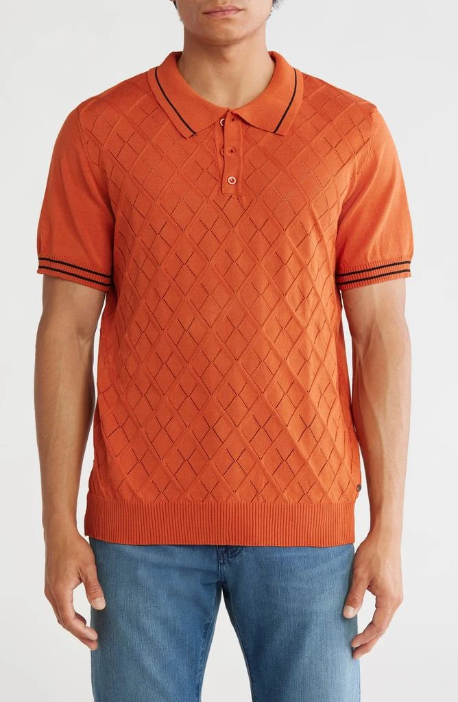 TR Premium Tipped Collar Sweater Knit Polo 1