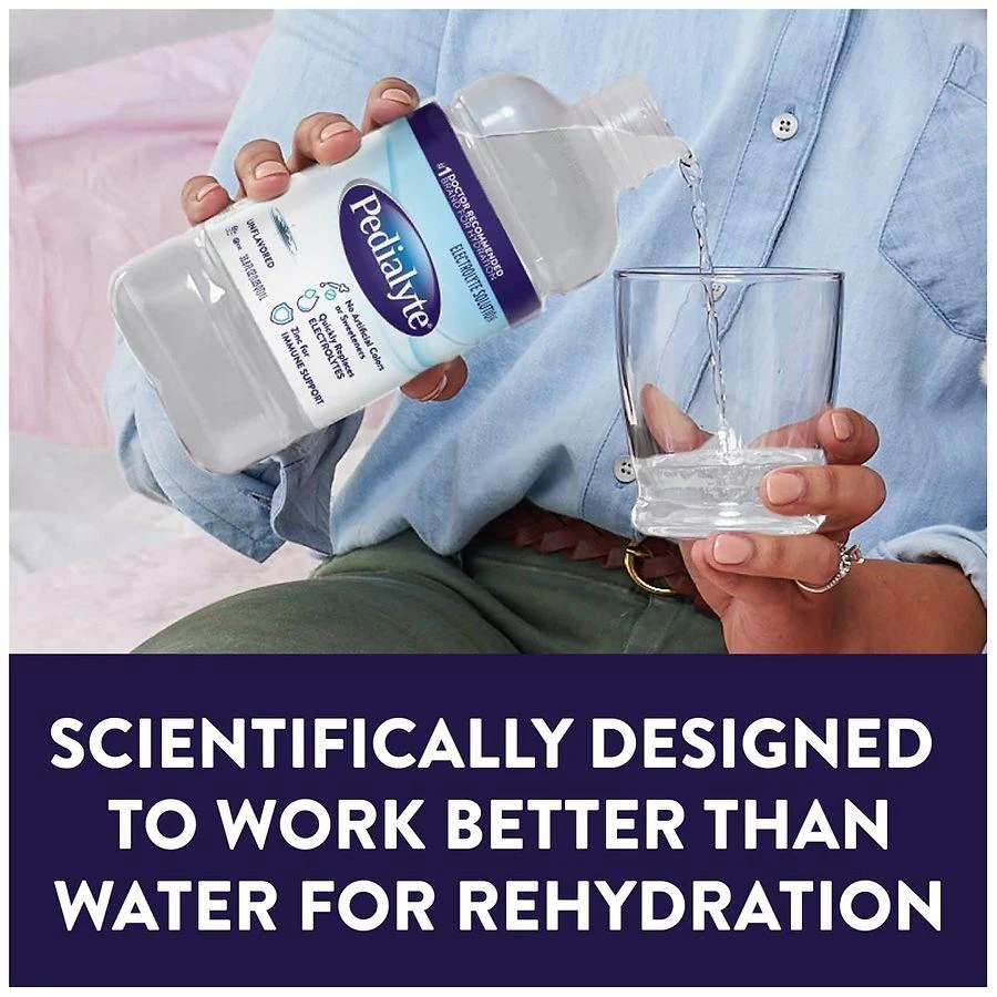 Pedialyte Electrolyte Solution Unflavored 6