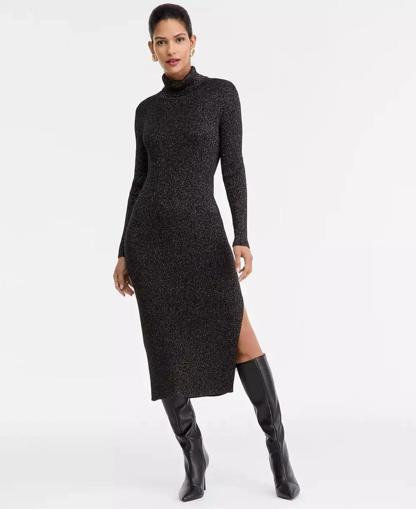 sweater dress off shoulder Bora Off-Shoulder V-Neck Sweater Dress main image 0