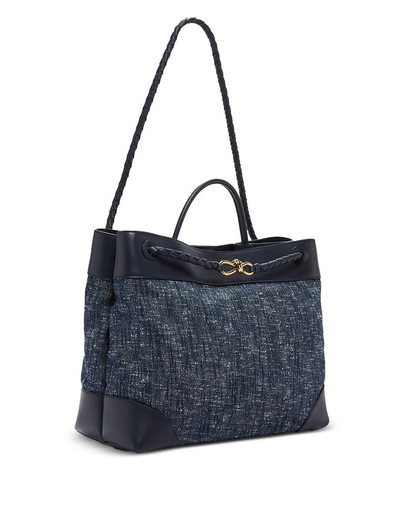 Bottega Veneta Large Andiamo Denim Top Handle Bag 7