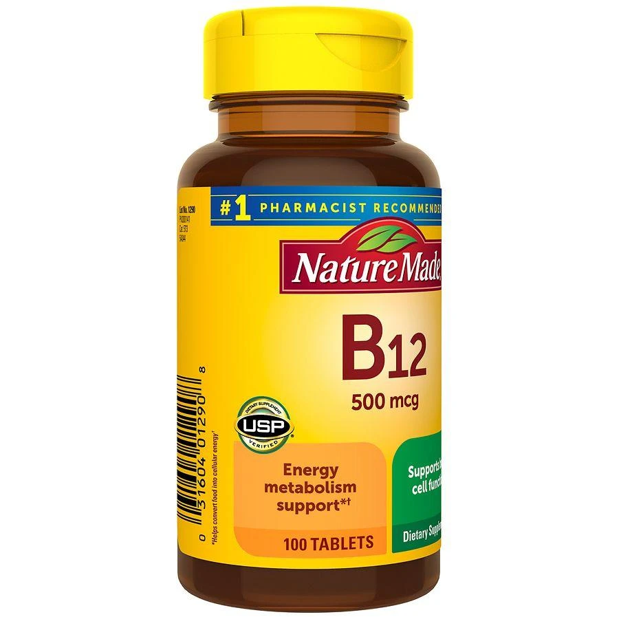 Nature Made Vitamin B12 500 mcg Tablets 6