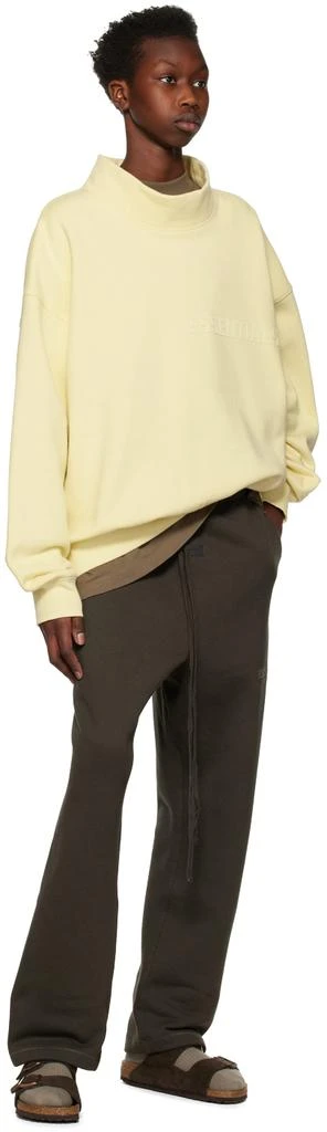 Essentials Yellow Mock Neck Sweatshirt 4
