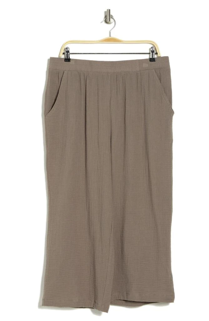 Tahari Crinkle Gauze Wide Leg Pants 3