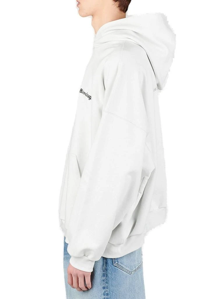 Balenciaga Balenciaga Logo Embroidered Hoodie 3