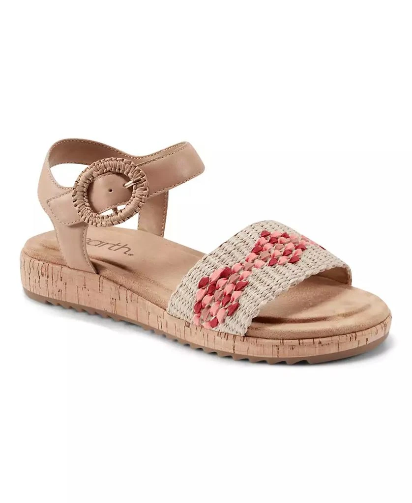 Earth Women's Padma Woven Band Ankle Strap Sandals 1