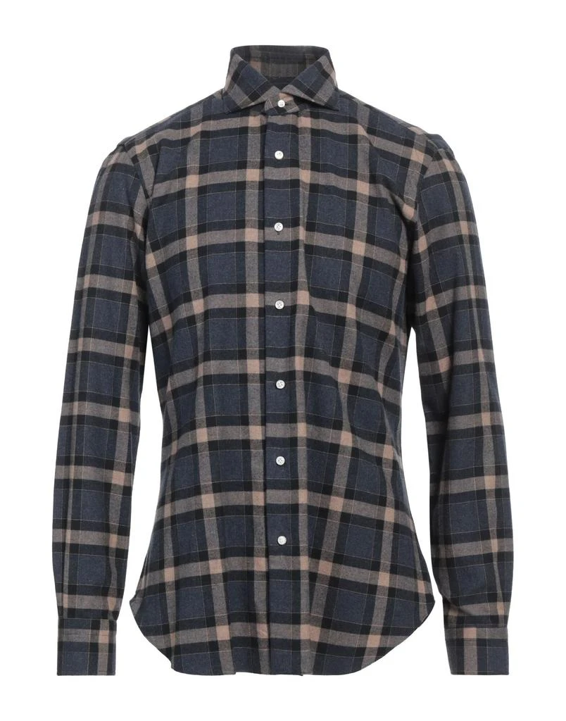 BARBA NAPOLI Checked shirt 1