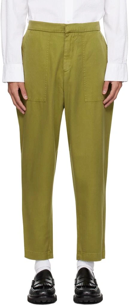 Officine Générale Green Paolo Trousers 1