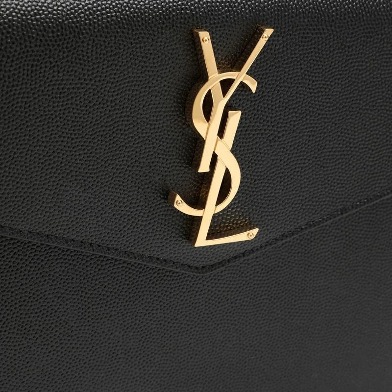 Yves Saint Laurent Black Uptown Cassandre clutch 6