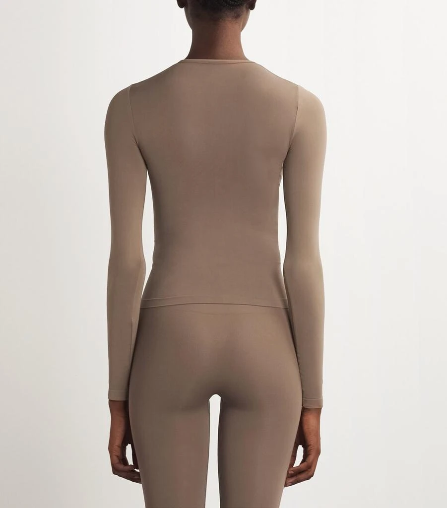 SKIMS Soft Smoothing Long-Sleeve T-Shirt 4