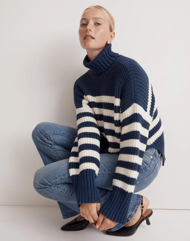 Madewell Wide Rib Turtleneck Sweater 1