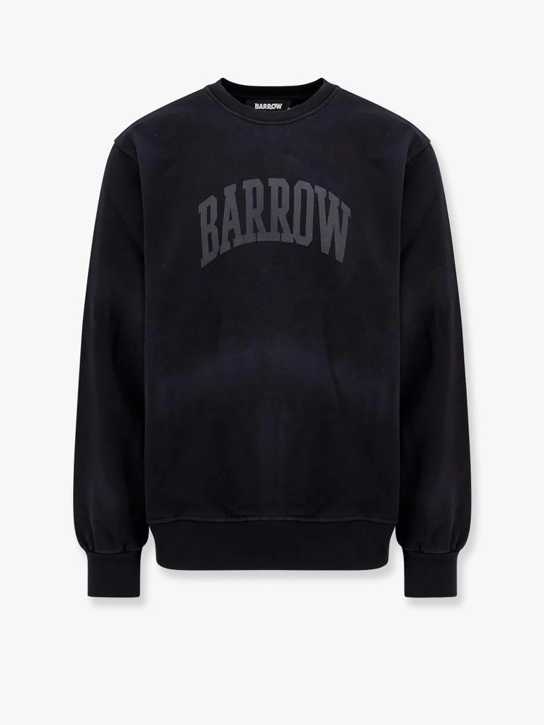 BARROW Cotton sweatshirt with logo on the front 1