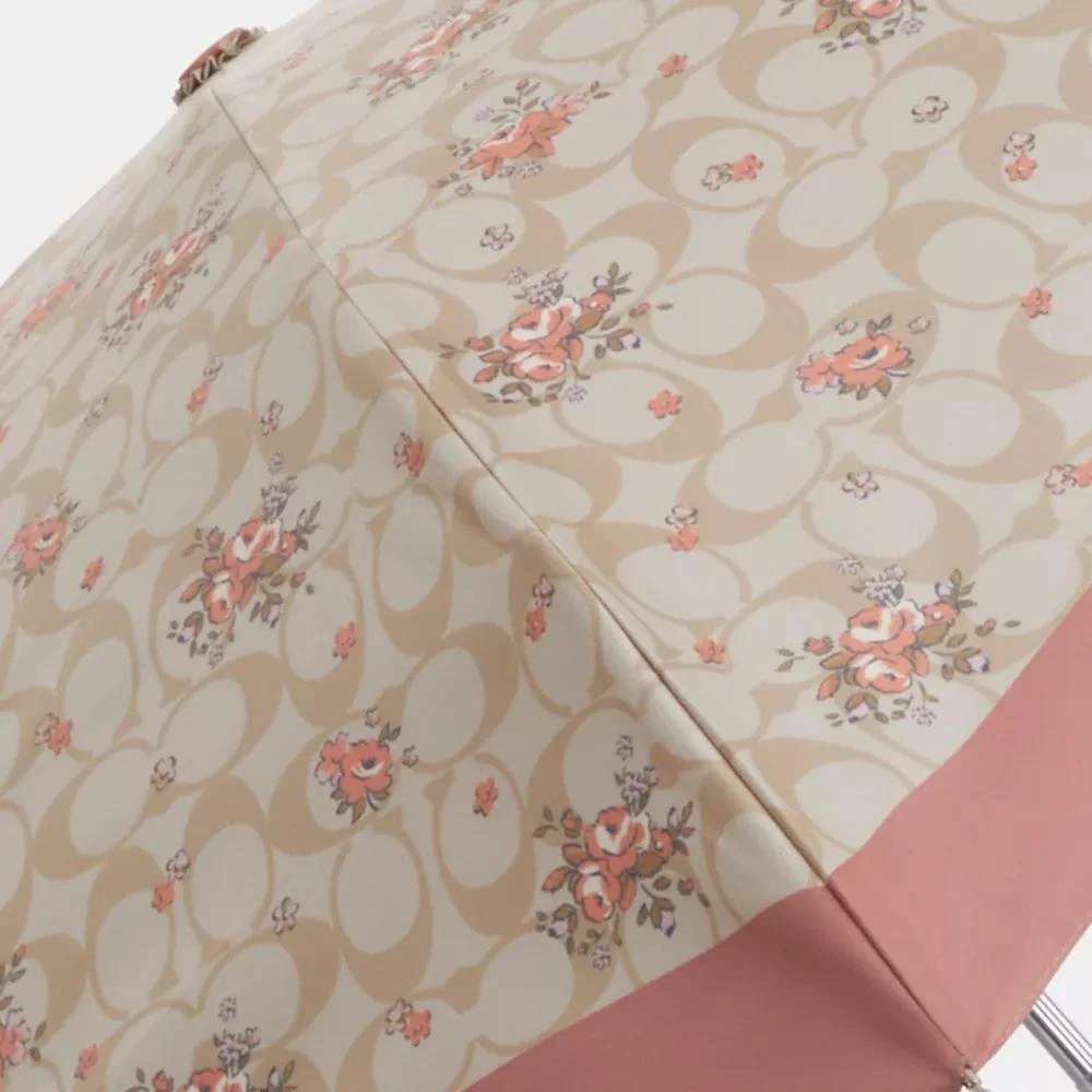 Coach Uv Protection Mini Umbrella In Floral Print 2
