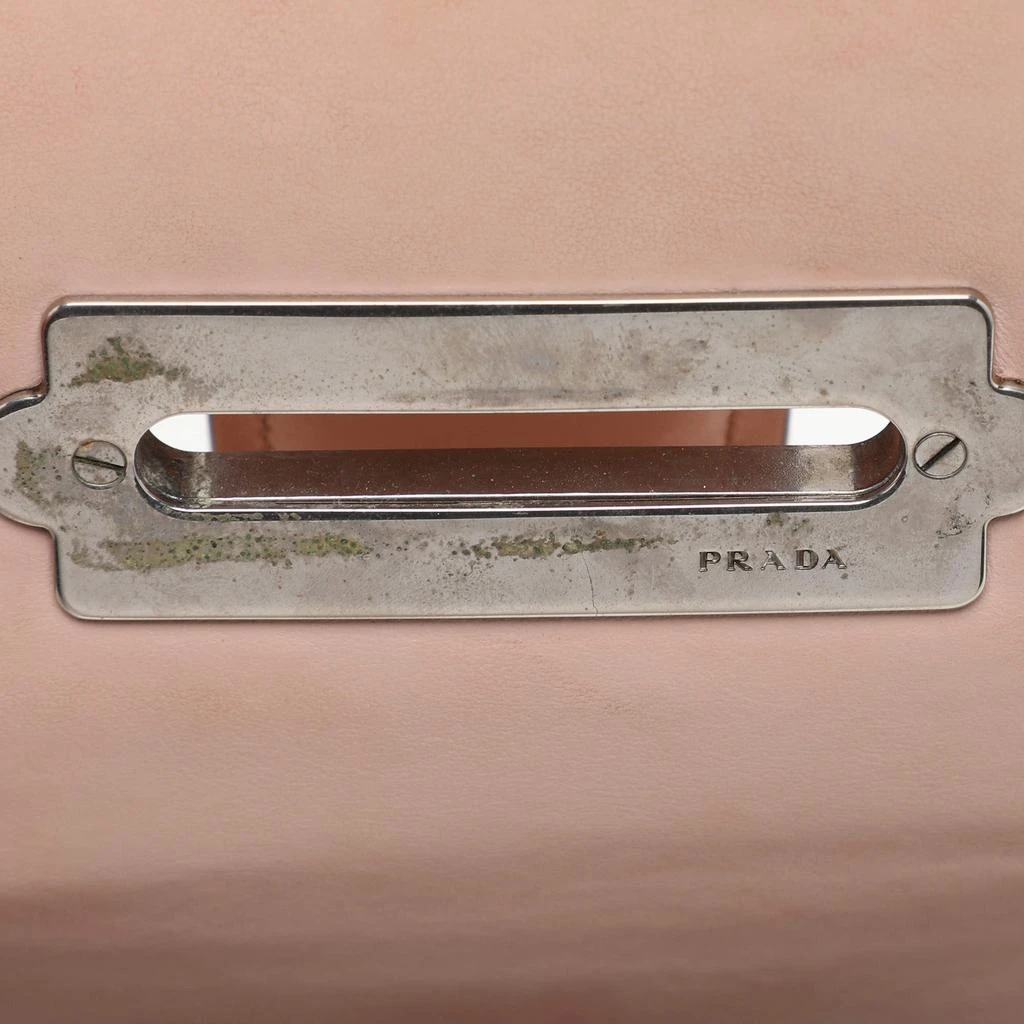 Prada Prada Nude Pink Patent Leather Cahier Shoulder Bag 8