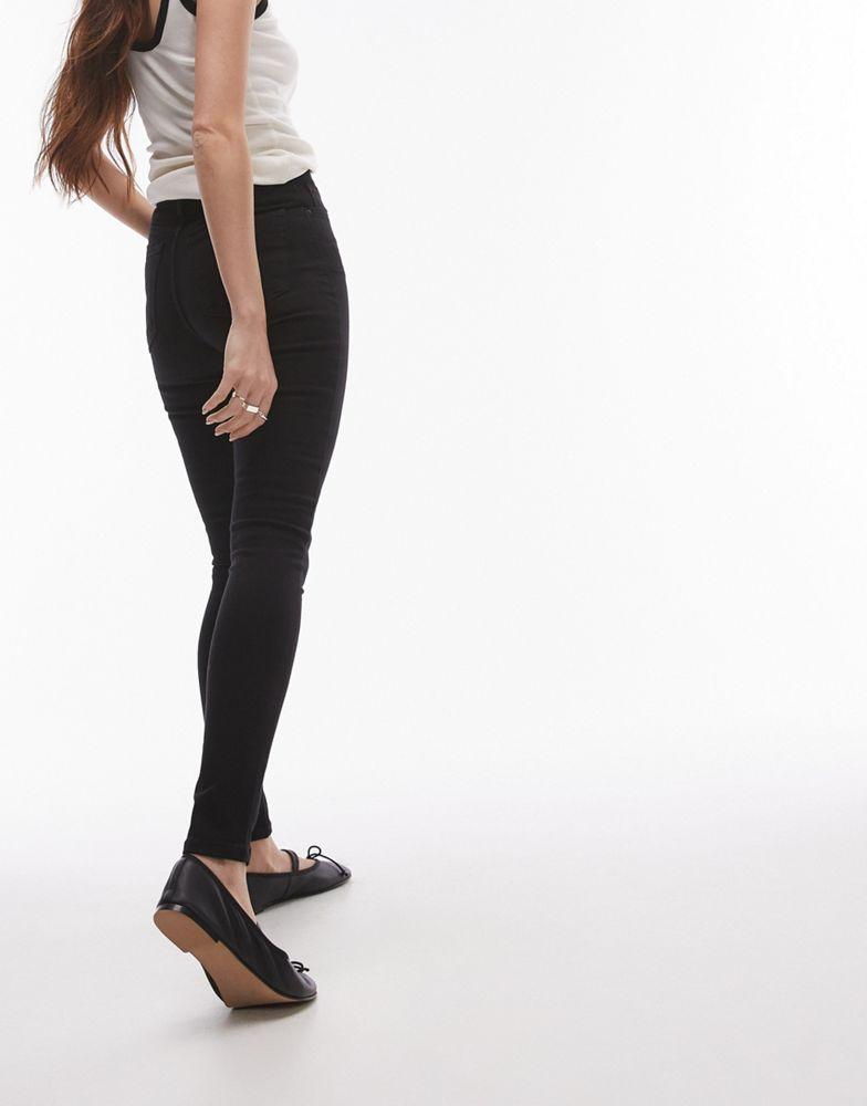 Topshop Topshop Jamie high rise skinny jean in black