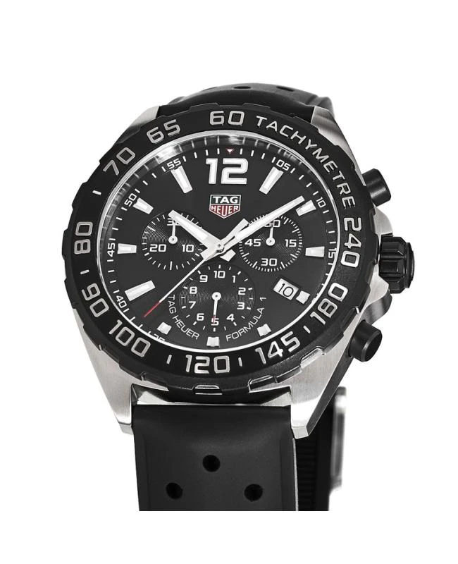 TAG Heuer Tag Heuer Formula 1 Quartz Chronograph Black Dial Rubber Strap Men's Watch CAZ1010.FT8024 2
