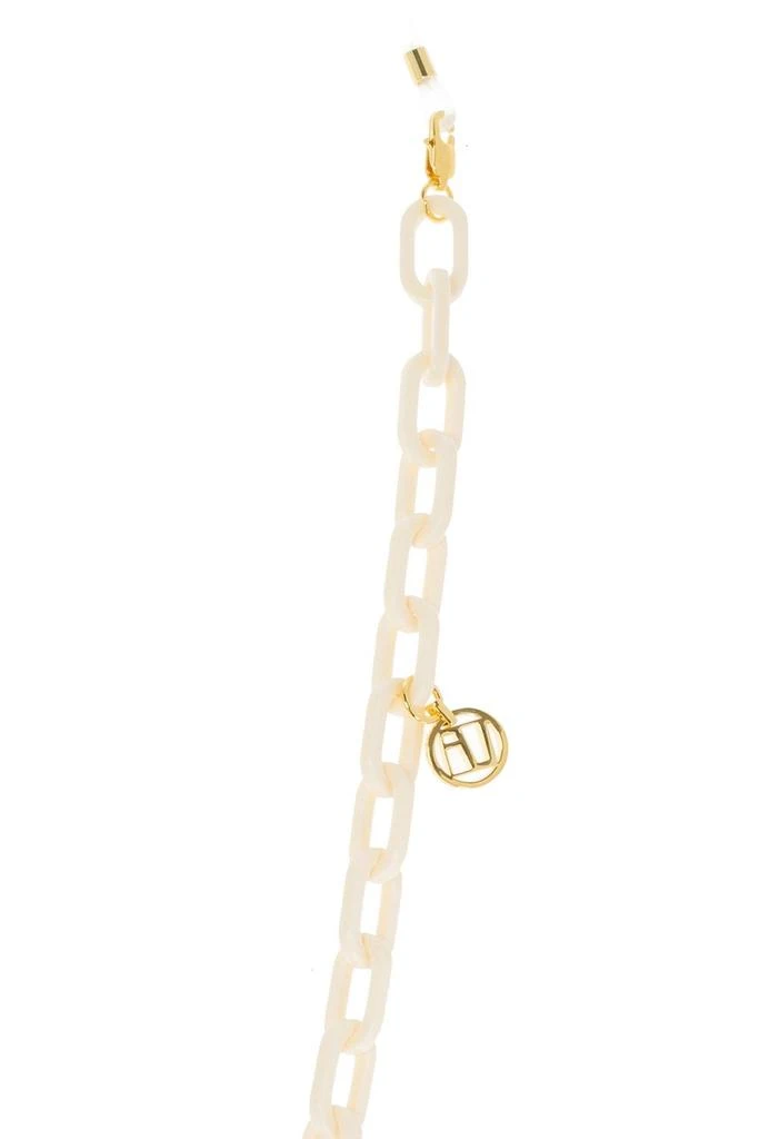 Linda Farrow Linda Farrow Logo-Charm Detailed Eyewear Chain 3