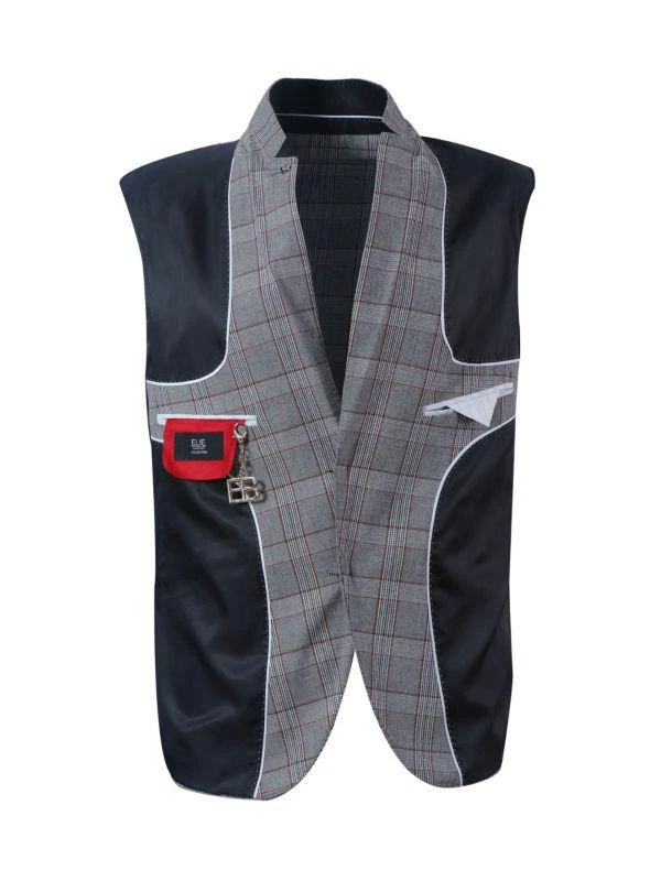 Elie Balleh Slim Fit Glen Plad Sport Coat 3