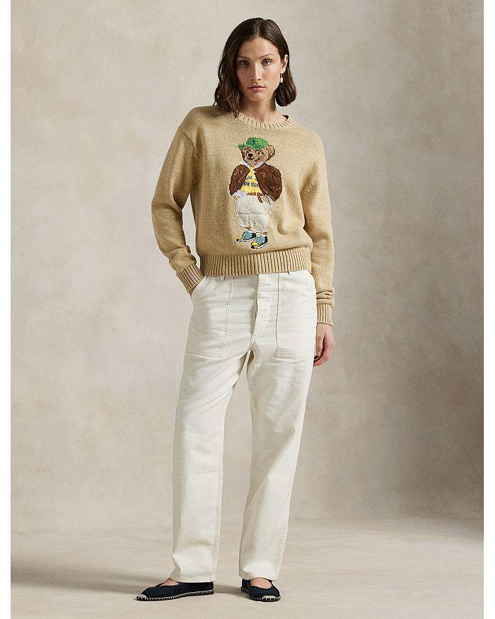 Ralph Lauren Polo Bear Cotton Crewneck Sweater