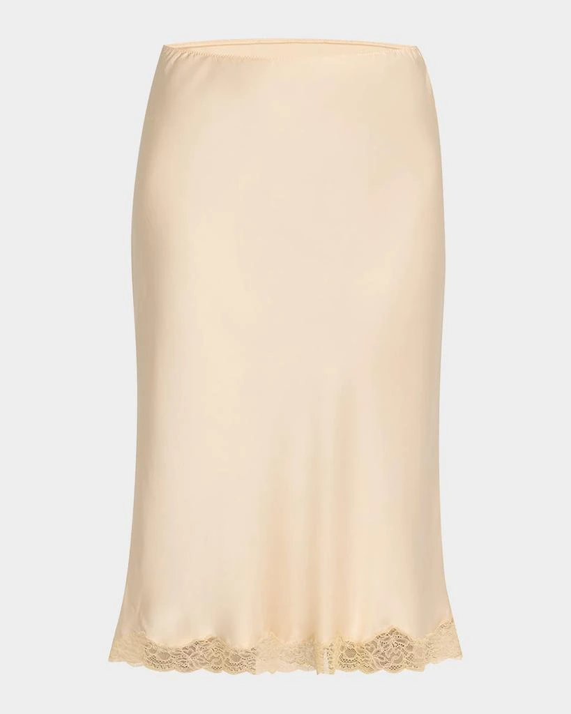 The Row Irene Silk Slip Skirt 1