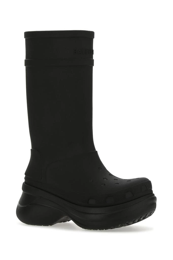 Balenciaga Black rubber Crocs boots 1