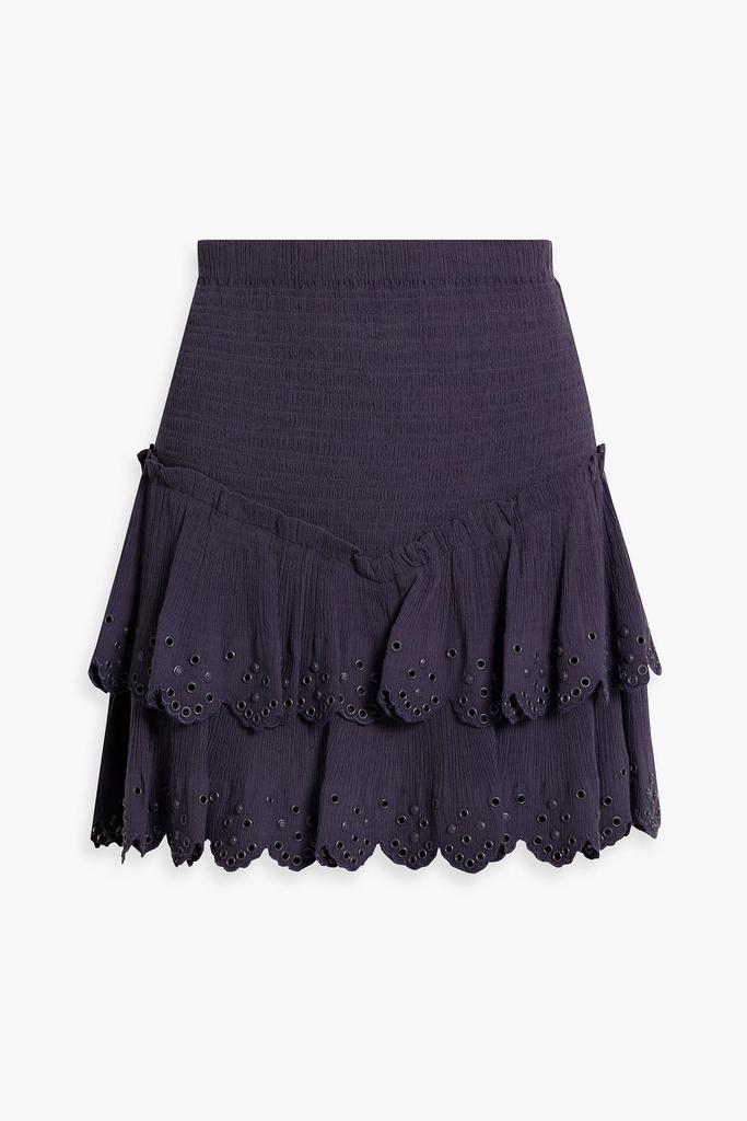 Isabel Marant Landora tiered cotton and silk-blend crepon