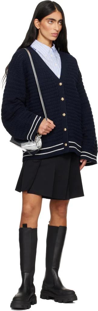 Ganni Silver Mini Bou Bag 4