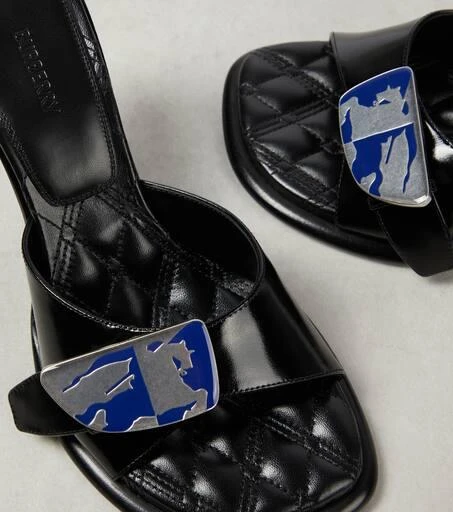 Burberry 70 EKD leather mules 6