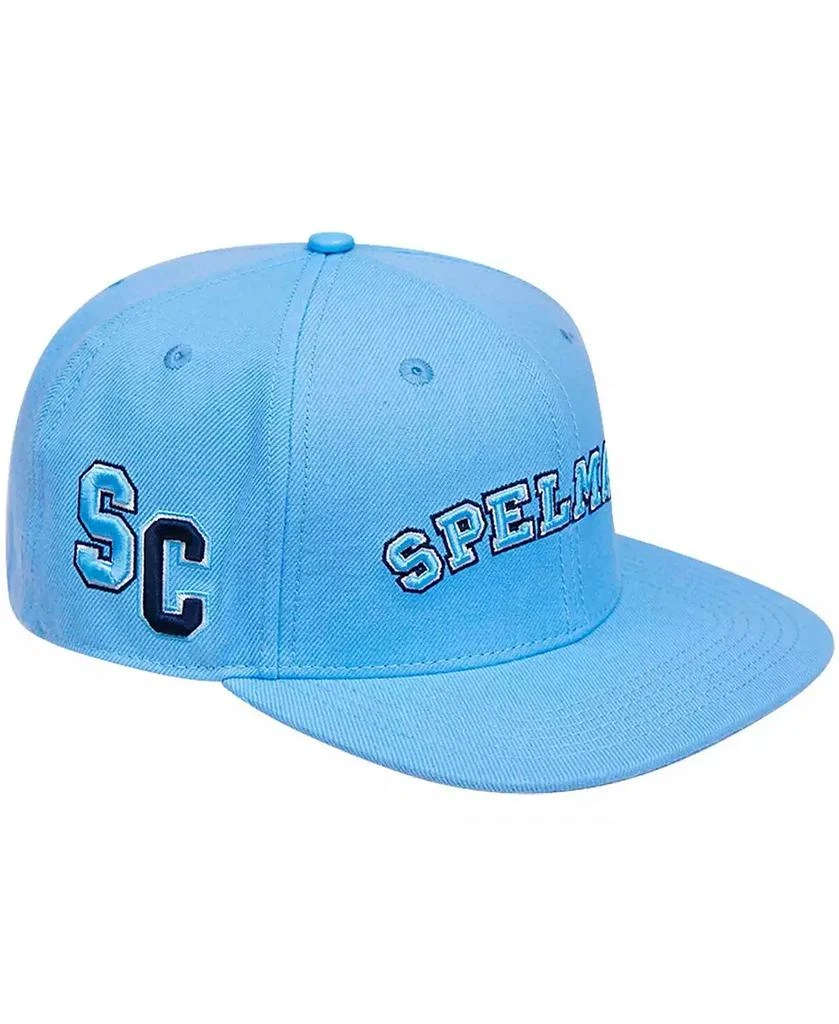 Pro Standard Men's Light Blue Spelman College Jaguars Evergreen Spelman Snapback Hat 1