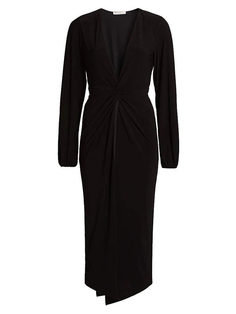 Ramy Brook Sutton Twist-Front Jersey Midi-Dress 1