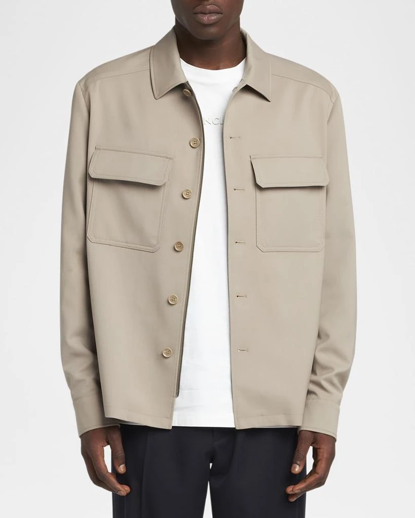 Moncler Men's Two-Pocket Casual Button-Down Shirt 2