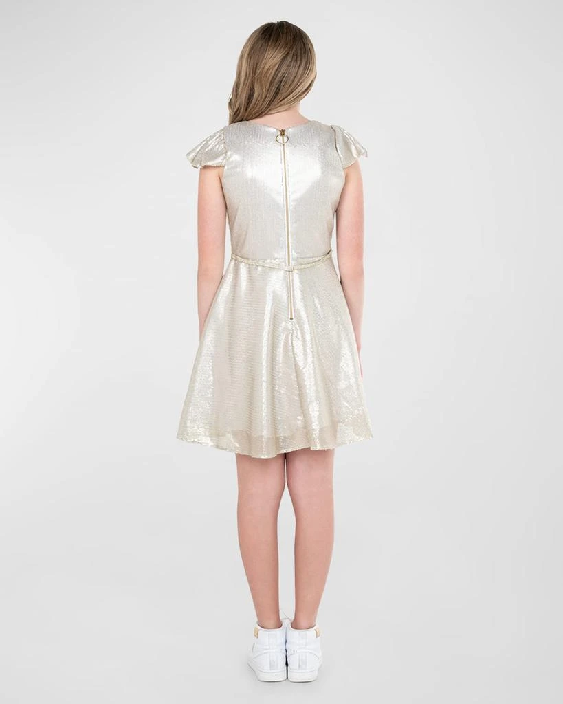Zoe Girl's Brooklyn Matte Sequin Dress, Size 7-16 2
