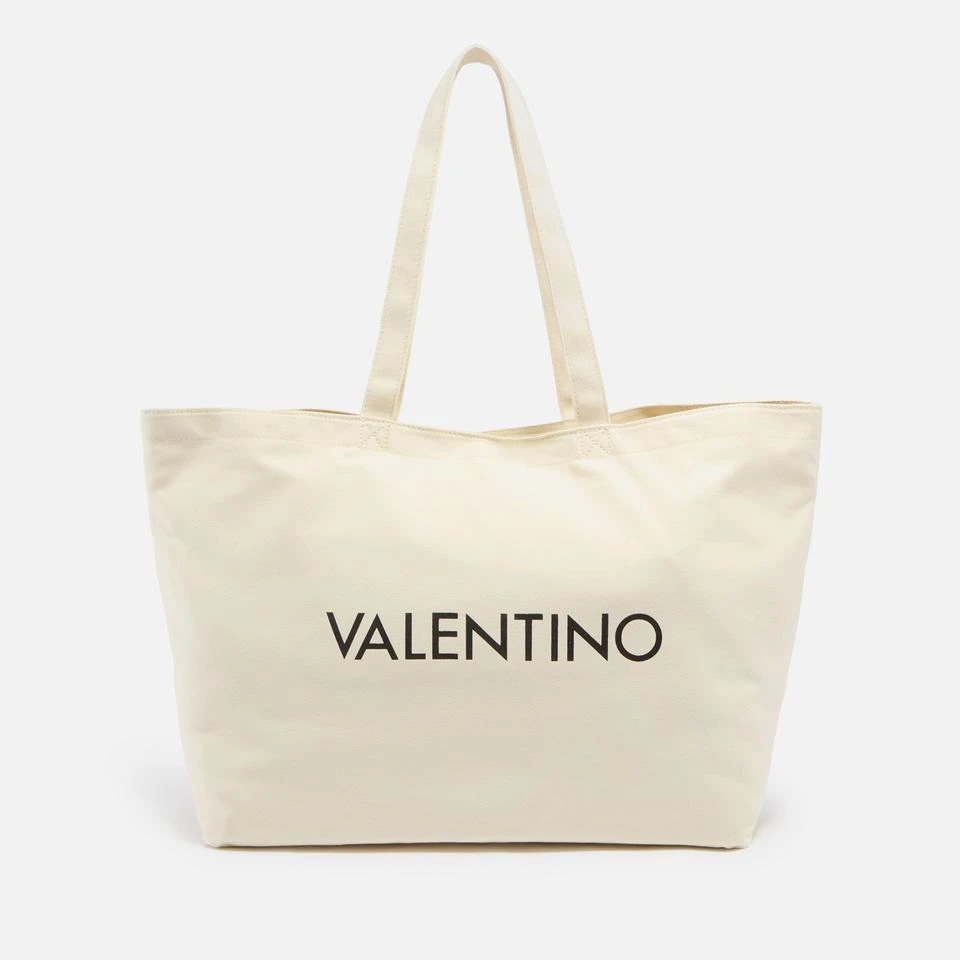 Valentino Valentino Inwood Cotton Canvas Shopping Bag 1